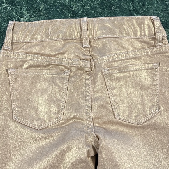 Gap Metallic Beige Super Skinny Jean size 7 Regular - Picture 5 of 7